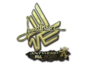 Sticker | juanflatroo (Gold) | Antwerp 2022 image