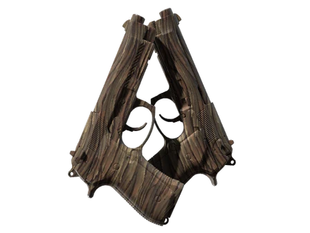 Dual Berettas | Drift Wood image