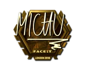 Sticker | MICHU (Gold) | London 2018 image
