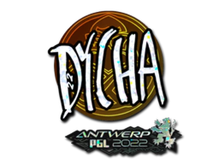 Sticker | dycha (Glitter) | Antwerp 2022 image