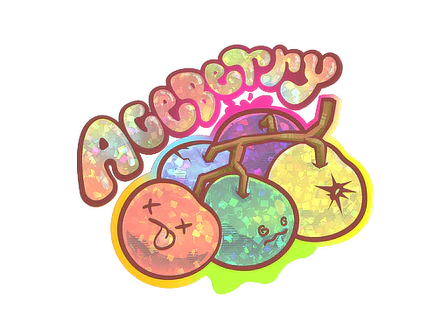 Sticker | Aceberry (Glitter) image
