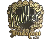 Sticker | huNter- (Gold) | Budapest 2025 image