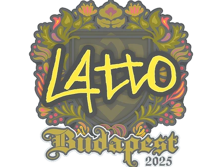 Sticker | latto | Budapest 2025 image