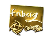 Sticker | friberg (Gold) | Cologne 2015 image