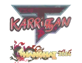 Sticker | karrigan (Holo) | Shanghai 2024 image