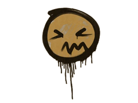 Sealed Graffiti | Grimace (Desert Amber) image