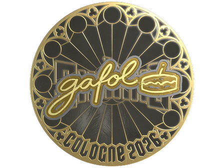 Sticker | gafolo (Gold) | Cologne 2026 image