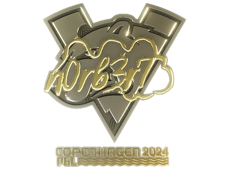 Sticker | n0rb3r7 (Gold) | Copenhagen 2024 image