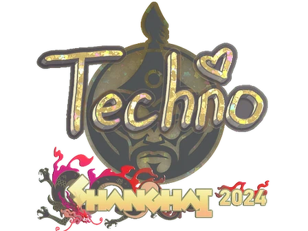 Sticker | Techno4K (Glitter) | Shanghai 2024 image