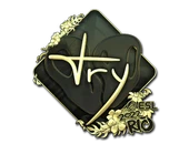 Sticker | TRY (Gold) | Rio 2022 image