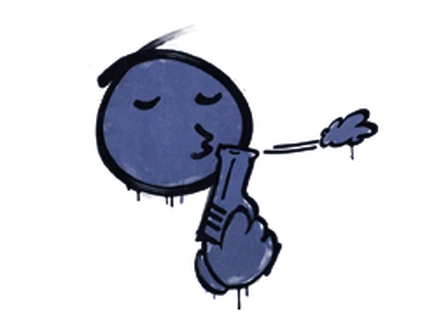 Sealed Graffiti | Quickdraw (SWAT Blue) image