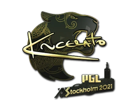 Sticker | KSCERATO (Gold) | Stockholm 2021 image