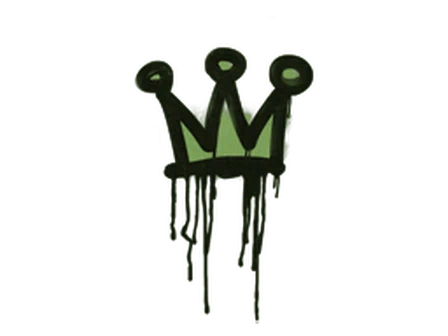Sealed Graffiti | Little Crown (Battle Green) image