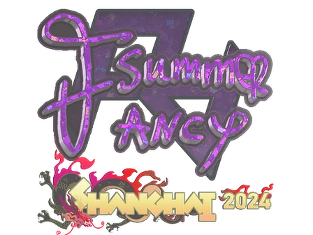 Sticker | Summer (Glitter) | Shanghai 2024 image