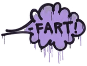 Sealed Graffiti | Fart (Violent Violet) image