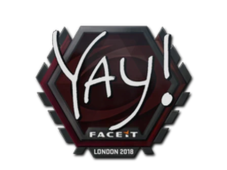 Sticker | yay | London 2018 image