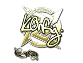 Sticker | k0nfig (Gold) | Paris 2023 image