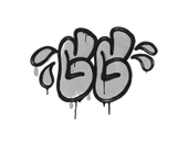 Sealed Graffiti | GGWP (Shark White) image