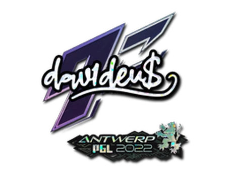 Sticker | dav1d (Glitter) | Antwerp 2022 image