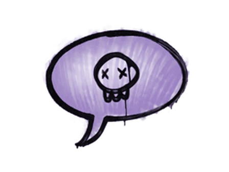 Sealed Graffiti | Death Sentence (Violent Violet) image