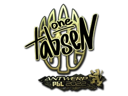 Sticker | tabseN (Gold) | Antwerp 2022 image