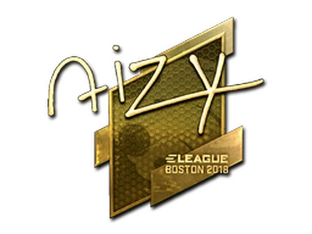 Sticker | aizy (Gold) | Boston 2018 image