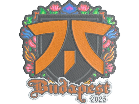 Sticker | fnatic (Embroidered) | Budapest 2025 image