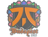 Sticker | fnatic (Embroidered) | Budapest 2025 image
