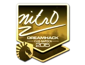 Sticker | nitr0 (Gold) | Cluj-Napoca 2015 image