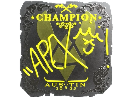 Sticker | apEX (Foil, Champion) | Austin 2025 image