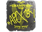 Sticker | apEX (Foil, Champion) | Austin 2025 image