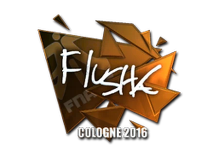 Sticker | flusha (Foil) | Cologne 2016 image