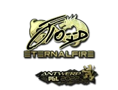 Sticker | xfl0ud (Gold) | Antwerp 2022 image
