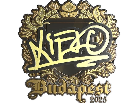 Sticker | xiELO (Gold) | Budapest 2025 image