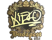 Sticker | xiELO (Gold) | Budapest 2025 image