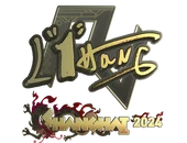 Sticker | L1haNg (Gold) | Shanghai 2024 image