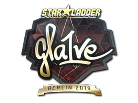 Sticker | gla1ve (Gold) | Berlin 2019 image