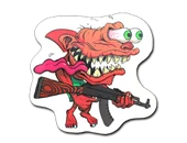 Sticker | Red Shark Shooter image