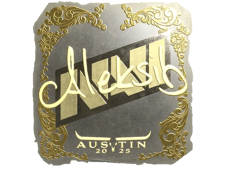 Sticker | Aleksib (Gold) | Austin 2025 image