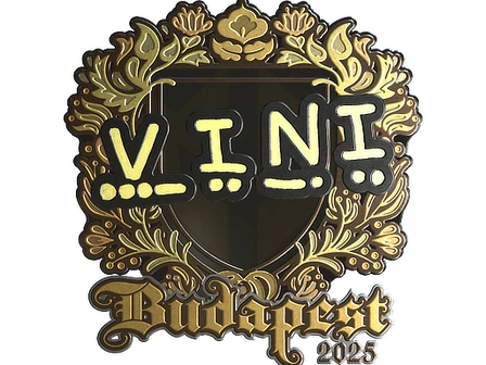 Sticker | VINI (Gold) | Budapest 2025 image