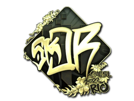 Sticker | sk0R (Gold) | Rio 2022 image