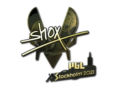 Sticker | shox (Gold) | Stockholm 2021 image