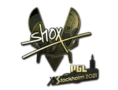 Sticker | shox (Gold) | Stockholm 2021 image