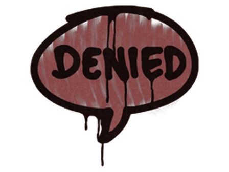 Sealed Graffiti | Denied (Brick Red) image