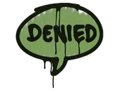 Sealed Graffiti | Denied (Battle Green) image