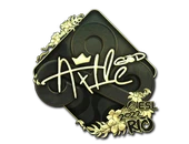Sticker | Ax1Le (Gold) | Rio 2022 image