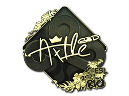 Sticker | Ax1Le (Gold) | Rio 2022 image