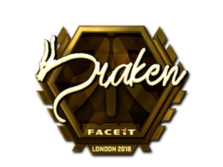 Sticker | draken (Gold) | London 2018 image