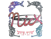 Sticker | nicx (Holo) | Austin 2025 image