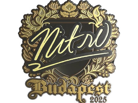 Sticker | nitr0 (Gold) | Budapest 2025 image